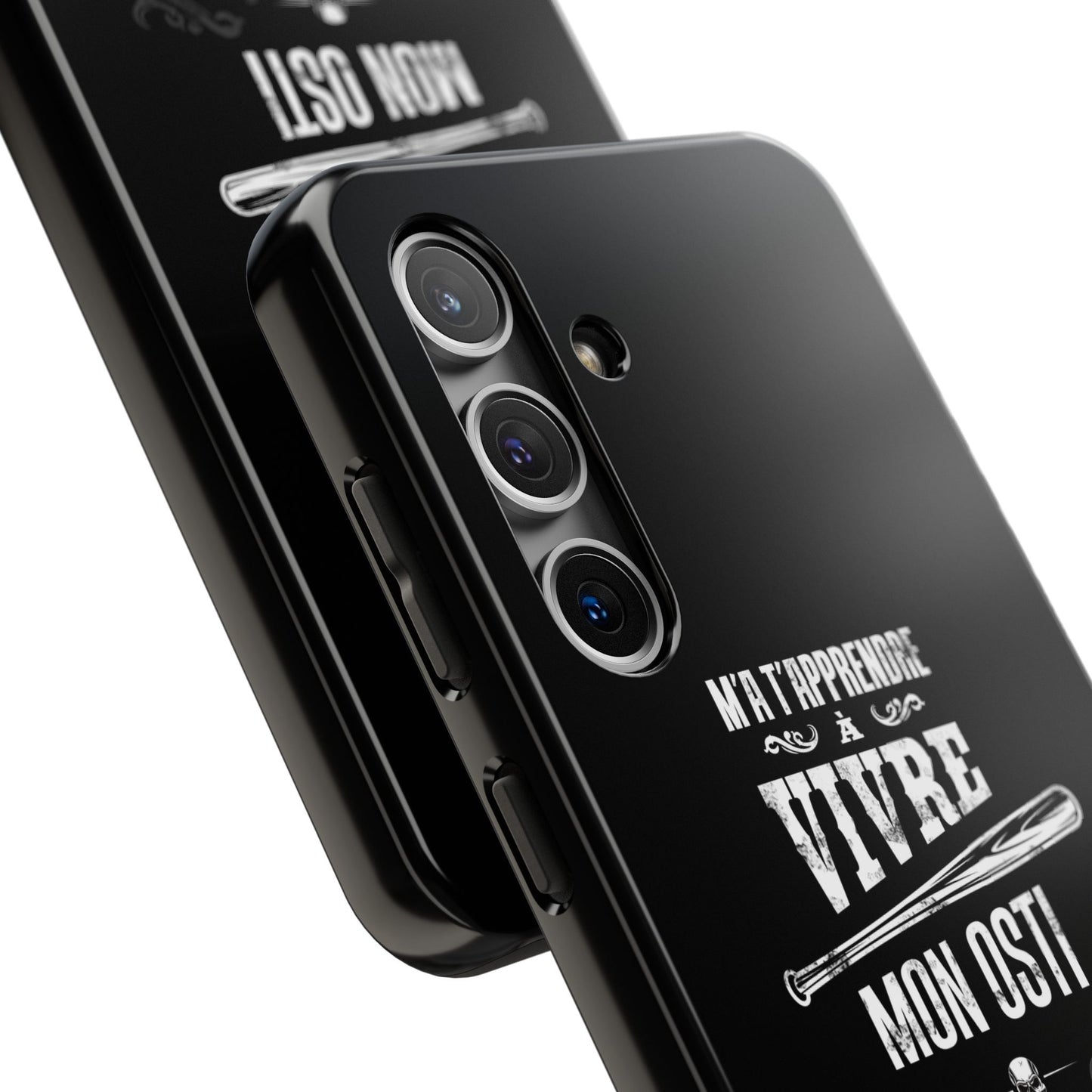 A- Étui protecteur - COACH DE VIE ''M'a t'apprendre à vivre mon osti'' Case protecteur robuste