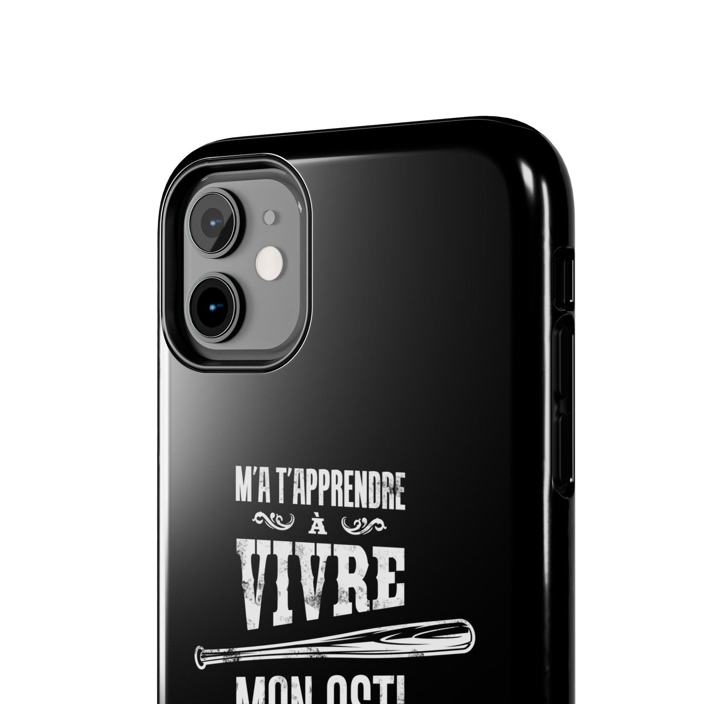 A- Étui protecteur - COACH DE VIE ''M'a t'apprendre à vivre mon osti'' Case protecteur robuste