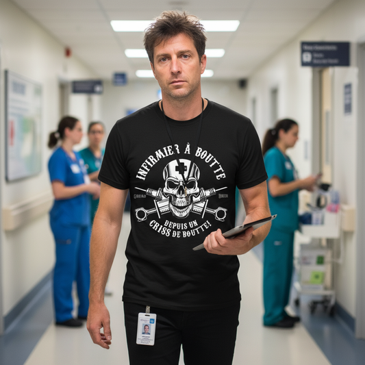 Infirmier - Infirmier à boutte depuis un CRISS de boutte! - T-shirt confortable