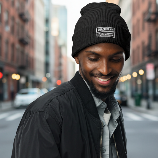 Bonnet en tricot simple - M'a t'apprendre à vivre mon osti